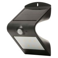 Luceco Solar Guardian PIR Light Black