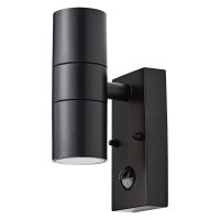 Coast Neso Up & Down PIR Polycarbonate Light Black IP44