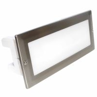 Eterna LED Brick Light With Stainless Steel Frame IP65