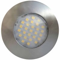 Eterna LED Cabinet Downlight Brushed Nickel