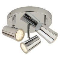 Spa Freya Triple Plate Round Spot Light Chrome IP44