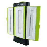 Luceco 50W 360° Rechargeable Open Area Tripanel Worklight