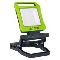 Luceco 9W Rechargeable Folding Clamp Worklight 1000LM 6500K