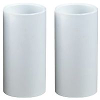 20mm White Conduit Coupler Pack of 2