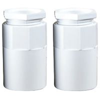 20mm White Conduit Female Adaptors Pack of 2