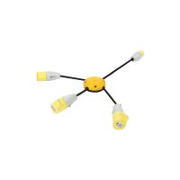 Defender Spider Pod 3 Way Splitter 16A 110V