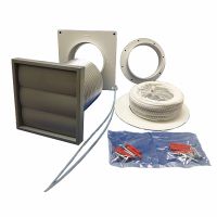 Manrose 100mm Tumble Dryer Vent Kit With Gravity Shutter