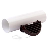 Xpelair Easyfit Brown Wall Kit