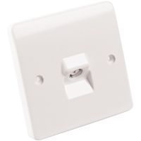 MK 1 Gang Coax / TV Outlet