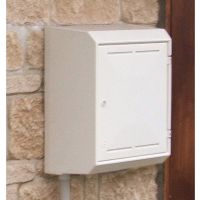 Surface Gas Meter Box White