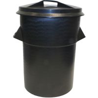 Heavy Duty Black Dustbin 94ltr