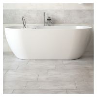 Luxor Polished Grey Porcelain Wall & Floor Tile 295 x 600mm