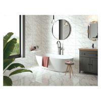 Classic Estaturio White Porcelain Wall & Floor Tile 300 x 600mm