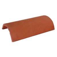 Redland Half Round Ridge Tile Terracotta 256 x 450 x 98mm