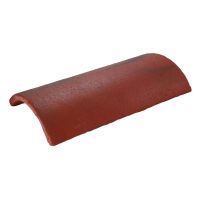 Redland Third Round Hip Tile Rustic Red 450 x 233 x 70mm