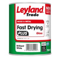 Leyland Fast Drying Plus Gloss Brilliant White 750ml