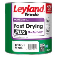 Leyland Trade Fast Drying Plus Undercoat White 2.5ltr