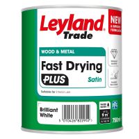 Leyland Fast Drying Plus Satin Brilliant White 750ml