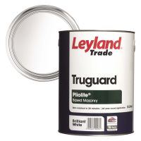 Leyland Trade Pliolite Smooth Masonry Paint Brilliant White 5ltr