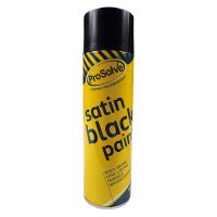 ProSolve All-Purpose Acrylic Satin Spray Paint Black 500ml