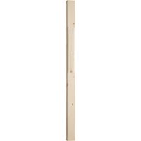 Pine Stop Chamfered Stair Newel 91 x 1500mm