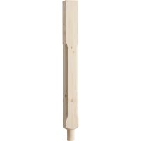 Pine Stop Chamfered Spigot Stair Newel 91 x 850mm