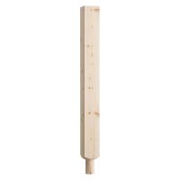 Full Spigot Pine Stair Newel 91 x 850mm