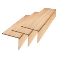 Stair Klad Single Tread & Riser Oak Kit Lacquered Pack of 3