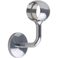 Rothley Handrail Connecting Wall Bracket Polished Chrome