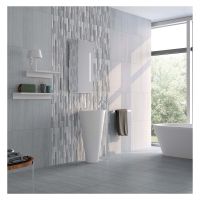 Sunset Matt Grey Porcelain Decor Wall Tile 316 x 608mm