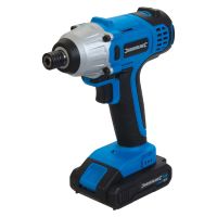 Silverline 18V Impact Driver With 2 x 1.5Ah Li-Ion Batteries & Charger