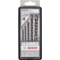 Silver Percussion 5 Piece Drill Bit Set