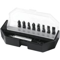 10 Piece Insert Bit Set (Slotted/ Phillips/ Pozidriv)