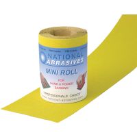 P150 Grade (Fine) Yellow Aluminium Oxide Abrasive Roll (115mm x 5m)