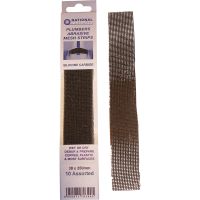 Abrasive Mesh Plumbing Strips Assorted Grade 250 x 38mm Pack 10