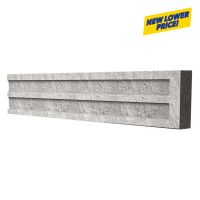 Supreme Recessed Concrete Gravel Board 150 x 1830mm