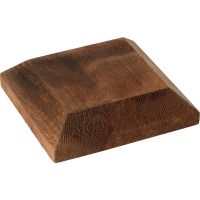 Post Cap Dark Brown 100 x 100 x 16mm for 3" Post