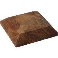 Post Cap Dark Brown 125 x 125 x 16mm For 4" Post