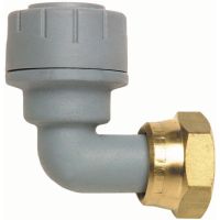 PolyPlumb 15mm x ½" Bent Tap Connector Elbow