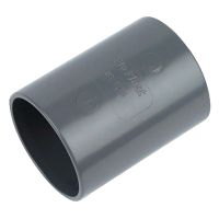 FloPlast 32mm Grey Solvent Weld Straight Coupler