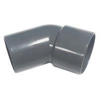 FloPlast 32mm Grey Solvent Weld 135° Conversion Bend