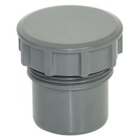 FloPlast 40mm Grey Solvent Weld Socket Plug