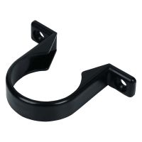 FloPlast 50mm Black Solvent Weld Pipe Clips