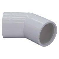 FloPlast White Overflow 22mm 135° Bend