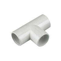 FloPlast White Overflow 22mm Equal Tee