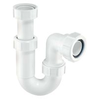 McAlpine 32mm Adjustable Inlet Tubular Swivel 'P' Trap