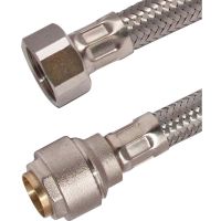 Flexible Tap Connector 15mm x ¾" x 300mm Pushfit Connector