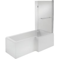 Blok 1700mm L Shape Right Hand Shower Bath