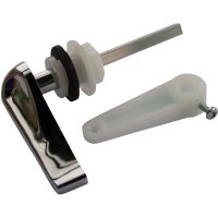 Chrome Plastic Low Level Toilet Cistern Handle