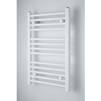 Flat White Heated Towel Rail 700mm x 450mm